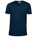 Miniatyrbild 1 av 5: Gildan Soft Style V-halsad kortärmad T-shirt XL Marinblå Navy XL