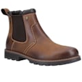 Miniatyrbild 1 av 5: Cotswold Leafield läder Chelsea boots för män 9 UK Tan Tan 9 UK