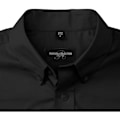 Miniatyrbild 4 av 5: Russell Collection Herr Kortärmad Easy Care Oxford Skjorta 20i Black 20inch