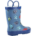 Miniatyrbild 2 av 4: Cotswold Childrens/Kids Puddle Robot Wellington Boots 6 UK Blå Blue 6 UK