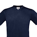 Miniatyrbild 2 av 2: B&C Herr Exact V-ringad T-shirt XXL Marinblå Navy XXL