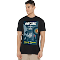 Miniatyrbild 5 av 5: Star Trek Herr The Next Generation Säsong 1 Avsnitt 1 T-Shirt 4 Black 4XL