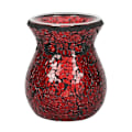 Miniatyrbild 2 av 2: Something Different Crackle Effect Oljelampa 11cm x 8.5cm x 8. Red 11cm x 8.5cm x 8.5cm