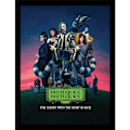 Miniatyrbild 1 av 3: Beetlejuice Beetlejuice Spöket Med Stort S Är Tillbaka Inramad Multicoloured 40cm x 30cm