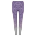 Miniatyrbild 1 av 4: Tombo Dam/Kvinnor Fade Seamless Leggings 6 UK - 8 UK Lila/L Purple/Light Grey Marl 6 UK - 8 UK