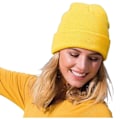 Miniatyrbild 3 av 4: Regatta Professional Standout Axton Mössa med Uppvik för Vuxna/Unisex Bright Yellow One Size