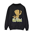 Miniatyrbild 1 av 4: Guardians Of The Galaxy Dam/Damer Groot Dancing Sweatshirt Black M