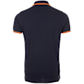 Miniatyrbild 2 av 4: SOLS Herr Pasadena Tipped Kortärmad Pique Poloskjorta XXL Fre French Navy/Neon Orange XXL