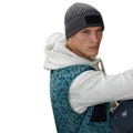 Miniatyrbild 2 av 2: Beechfield Fashion Woven Patch Beanie One Size Graphite Grey/Bl Graphite Grey/Black One Size