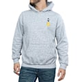 Miniatyrbild 3 av 5: Disney Princess Mens Snow White Chest Hoodie XL Sports Grey Sports Grey XL