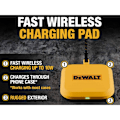 Miniatyrbild 5 av 6: Dewalt Telecoms Snabb Trådlös Laddningsplatta One Size Multi Colou Multi Colour One Size