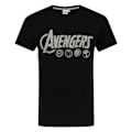 Miniatyrbild 1 av 6: The Avengers Herr Logotyp Pyjamas Set XL Svart/Grå Black/Grey XL