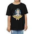 Miniatyrbild 3 av 5: Wonder Woman Girls Gaze Bomull T-shirt 5-6 år Svart Black 5-6 Years