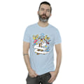 Miniatyrbild 2 av 3: Looney Tunes Mens Coyote Daze T-Shirt M Baby Blue Baby Blue M