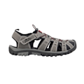 Miniatyrbild 1 av 3: PDQ Ungdom Pojkar Spänne & Kardborre Syntetisk Nubuck Trail Grey/Red 4 UK