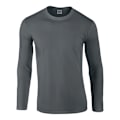 Miniatyrbild 1 av 2: Gildan Unisex Vuxen Softstyle Långärmad T-Shirt XL Kolgrå Charcoal XL