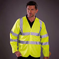 Miniatyrbild 2 av 2: Yoko Hi-Vis Långärmad Väst / Jacka L Hi-Vis Gul Hi-Vis Yellow L