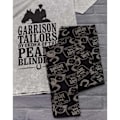 Miniatyrbild 5 av 6: Peaky Blinders Pyjamas Set för Kvinnor/Dam Storlek M Svart/Grå Black/Grey M