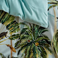 Miniatyrbild 4 av 5: Paoletti Forsteriana Palm Tree Påslakan Set Enkelsäng Multifärgad Multicoloured Single