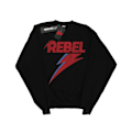 Miniatyrbild 1 av 3: David Bowie Dam/Dam Distressed Rebel Sweatshirt XXL Svart Black XXL