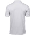 Miniatyrbild 2 av 3: Tee Jays Herr Bomull Pique Poloshirt 4XL Vit White 4XL