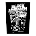 Miniatyrbild 1 av 2: Black Sabbath Never Say Die Patch One Size Svart/Vit Black/White One Size