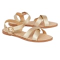 Miniatyrbild 1 av 2: Dorothy Perkins Dam/Damer Florence Crossover Sidostrap Fla Gold 7 UK