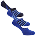 Miniatyrbild 1 av 2: Floso Mens Invisible Trainer Socks (3-pack) UK 7-11/EUR 41-46 Blue/Black UK 7-11/EUR 41-46