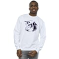 Miniatyrbild 2 av 3: Netflix The Witcher Wolf Logo Infill Sweatshirt 5XL Vit White 5XL