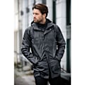Miniatyrbild 3 av 3: Nimbus Mens Huntington Hooded Vattentät Fashion Regnrock L Cha Charcoal L