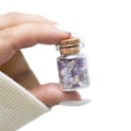 Miniatyrbild 2 av 4: Något annorlunda burk med lugn ametist dekorativ kristall en Purple One Size