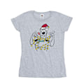 Miniatyrbild 1 av 3: Scooby Doo Dam/Kvinnors Jul Klockor Bomull T-Shirt L Sport Sports Grey L