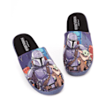 Miniatyrbild 4 av 4: Star Wars: The Mandalorian Herrslippers för Män 11 UK-12 UK Svart/Blå Black/Blue 11 UK-12 UK