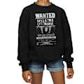 Miniatyrbild 3 av 5: Harry Potter Flickor Bellatrix Lestrange Wanted Sweatshirt 9-11 År Black 9-11 Years