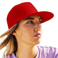 Miniatyrbild 2 av 3: Beechfield Unisex 5 Panel Retro Rapper Keps One Size Klassisk Röd Classic Red One Size