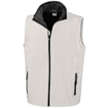 Miniatyrbild 1 av 2: Result Core Printable Soft Shell Bodywarmer för män 4XL Vit/Svart White/Black 4XL
