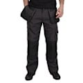Miniatyrbild 1 av 4: Lee Cooper Herr Cargo Byxor med Holsterficka 32R Grå/Svart Grey/Black 32R