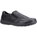 Miniatyrbild 1 av 4: Hush Puppies herr Aaron Slip On lädersko 12 UK svart Black 12 UK
