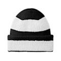 Miniatyrbild 2 av 2: Beechfield Unisex Vuxen Färgblock Mössa One Size Svart/Mjuk Black/Soft White One Size