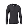 Miniatyrbild 3 av 4: Mountain Warehouse Herr Talus Henley Termisk Topp M Charcoal Charcoal M