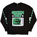 Miniatyrbild 1 av 2: Green Day Unisex Vuxen TV Explosion Sweatshirt M Svart Black M