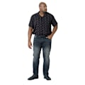 Miniatyrbild 3 av 3: Duke Herr D555 Benson Stretch Tapered Kingsize Jeans 60L Grå S Grey Stonewash 60L