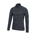 Miniatyrbild 3 av 6: Mountain Warehouse Herr Alpine Base Layer Top XS-S Blå Blue XS-S