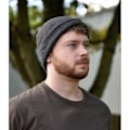 Miniatyrbild 3 av 3: Flexfit Unisex Lång Stickad Mössa One Size Mörkgrå Dark Grey One Size