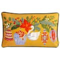 Miniatyrbild 1 av 3: Furn Deck The Halls Prydnadskuddeöverdrag En Storlek Gul Yellow One Size