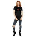 Miniatyrbild 4 av 5: It Womens/Ladies Loser Lover Bomull Boyfriend T-Shirt XXL Svart Black XXL