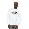 Miniatyrbild 3 av 3: Disney Herr Mickey Mouse Swirl Logo Sweatshirt L Vit White L