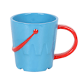 Miniatyrbild 2 av 4: Something Different Bucket Keramisk Mugg & Sked Set En Storlek Blå Blue/Red One Size