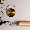 Miniatyrbild 2 av 2: Väggklocka för intervallträning - Guld En Storlek Guld Gold One Size