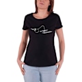Miniatyrbild 1 av 2: ZZ Top Dam/Dam Hot Rod Nyckelring Bomull T-Shirt M Svart Black M